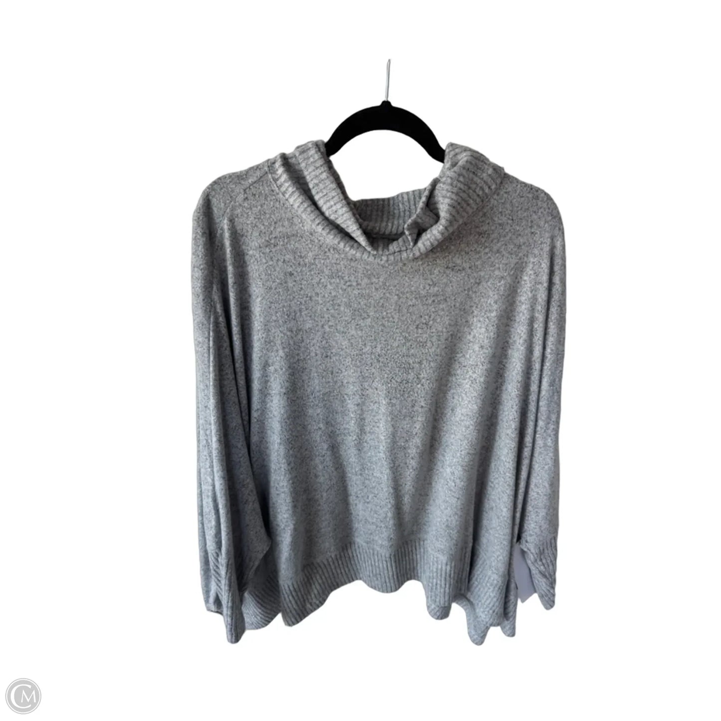 Sweater By West Bound In Grey, Size: 2x