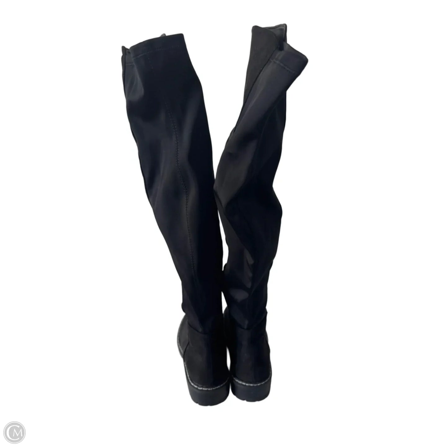 Boots Over-the-knee Flats By Esprit In Black, Size: 8.5