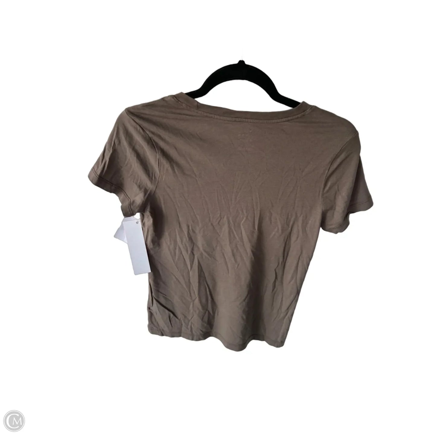 Top Short Sleeve Basic By A New Day In Brown, Size: S