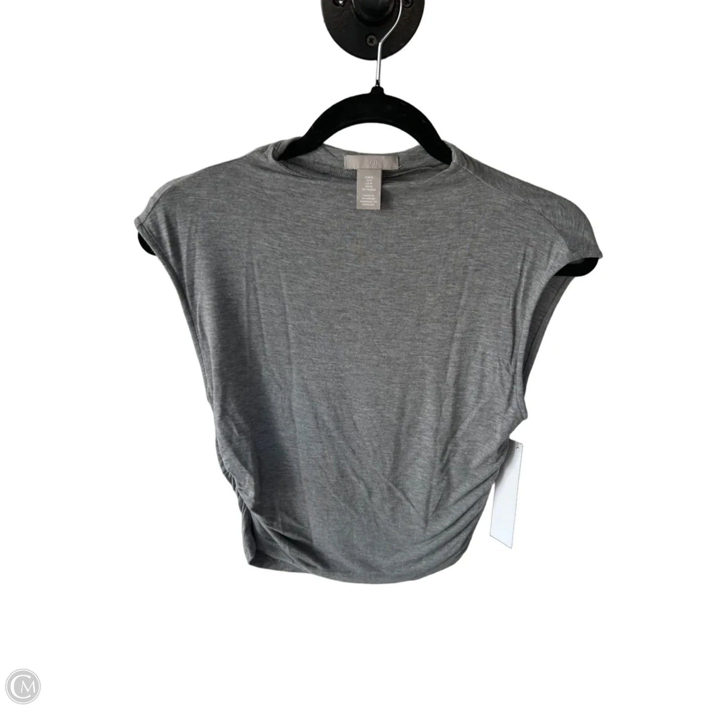 Top Sleeveless Basic By H&m In Grey, Size: M
