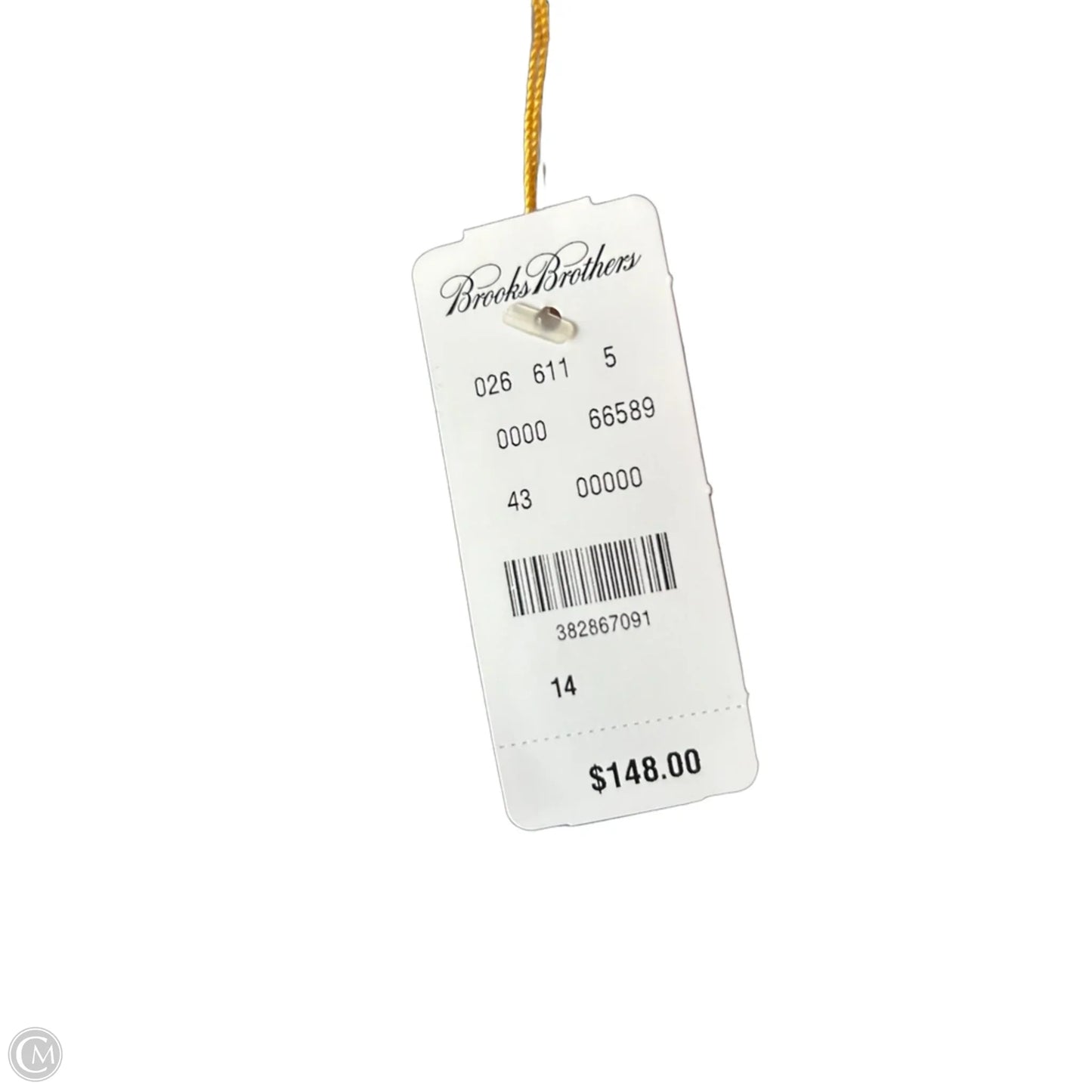 Dress Work By Brooks Brothers In Purple & White, Size: L