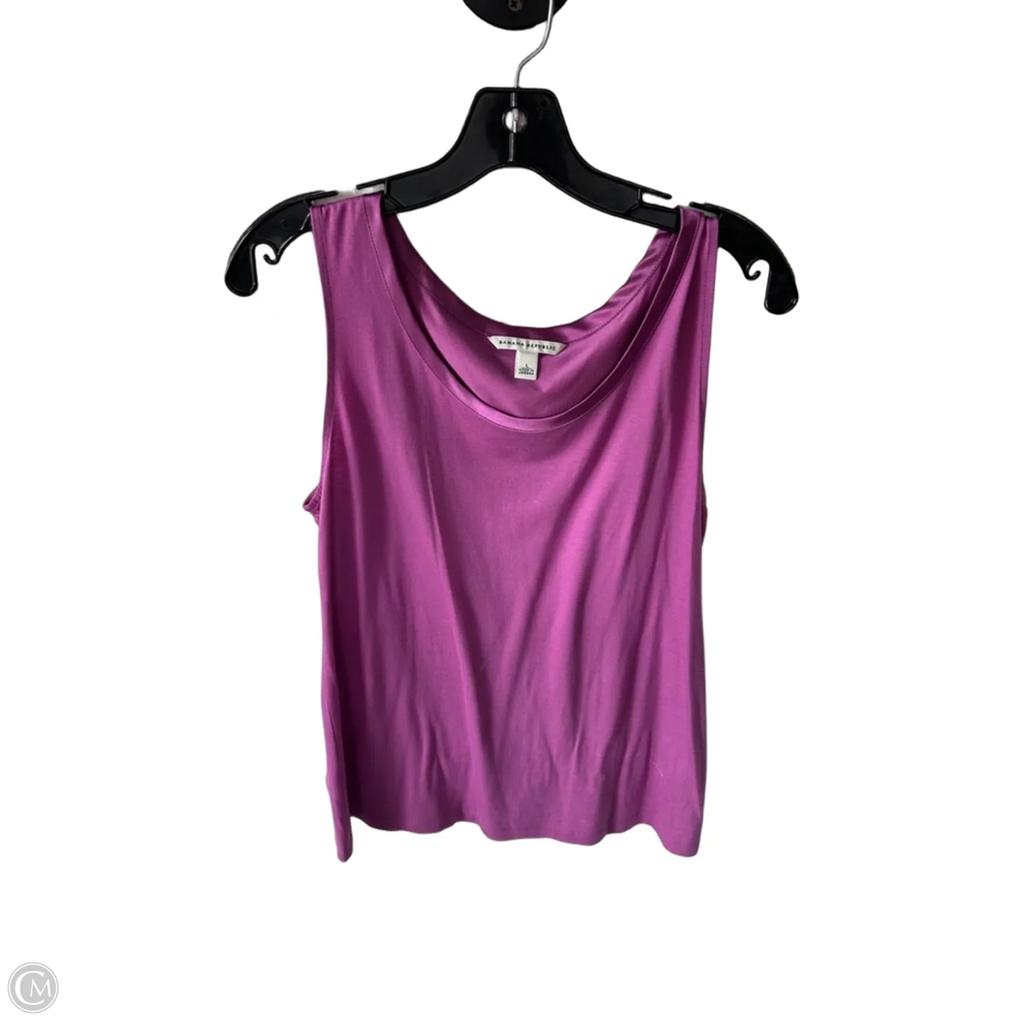Top Sleeveless By Banana Republic In Purple, Size: L