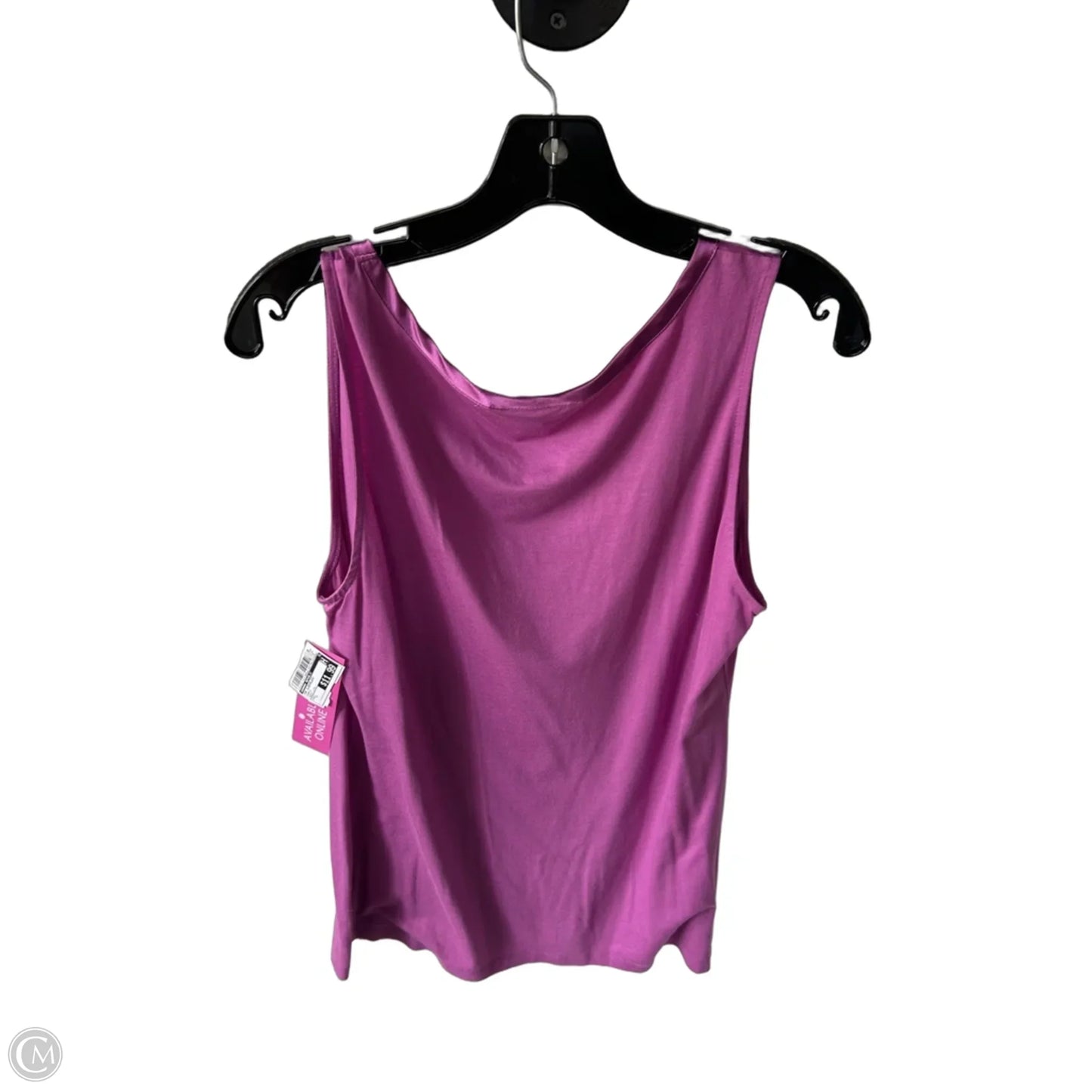 Top Sleeveless By Banana Republic In Purple, Size: L