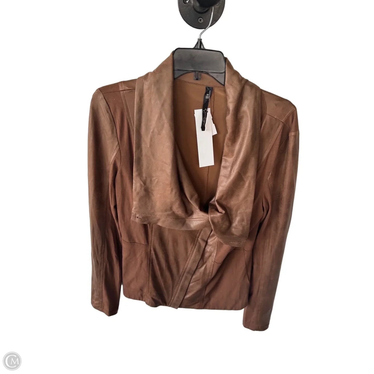 Jacket Shirt By Jessica Simpson In Brown, Size: M