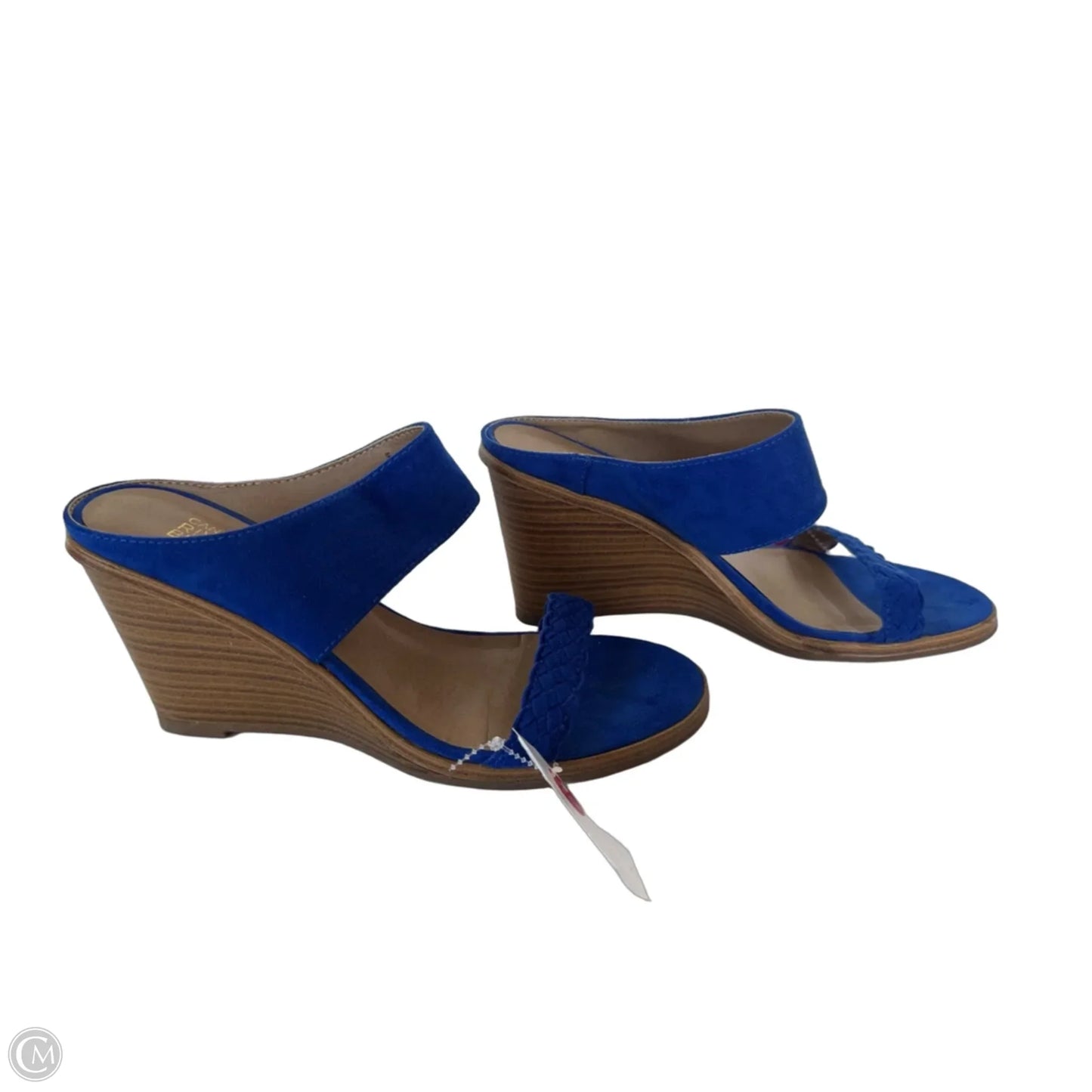 Sandals Heels Wedge By Canyon River Blues In Blue, Size: 7.5