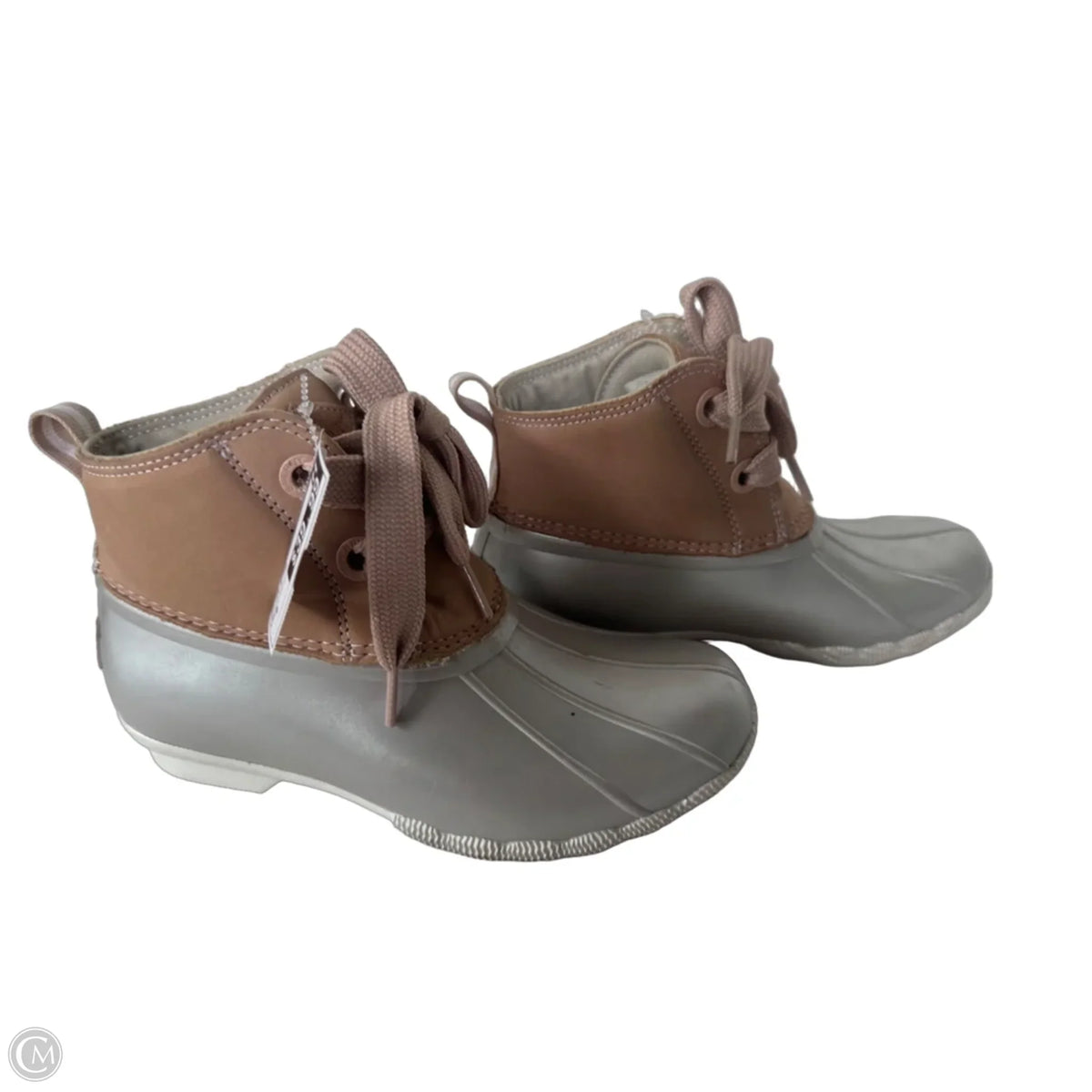Boots Snow By Sperry In Silver & Tan, Size: 6