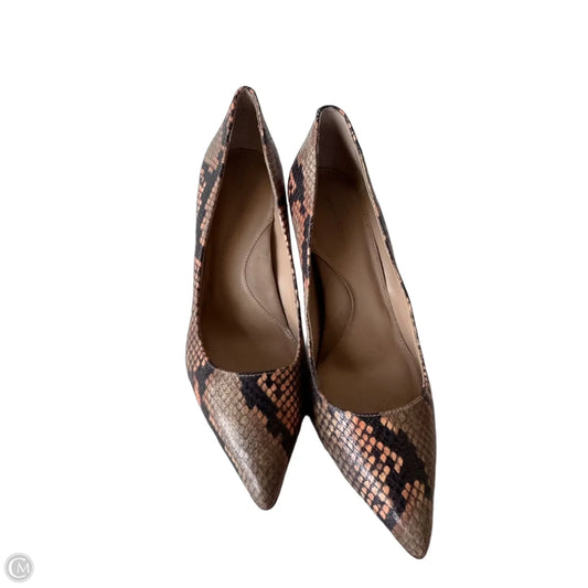 Shoes Heels Stiletto By Banana Republic In Snakeskin Print, Size: 7.5
