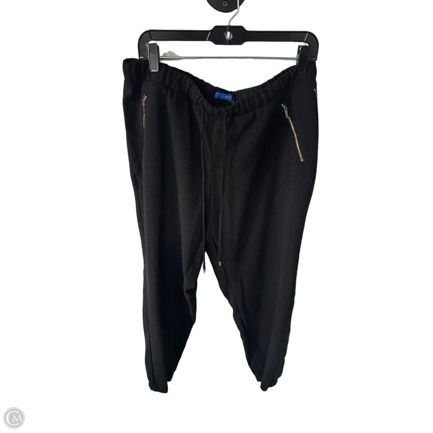 Pants Joggers By Apt 9 In Black, Size: L