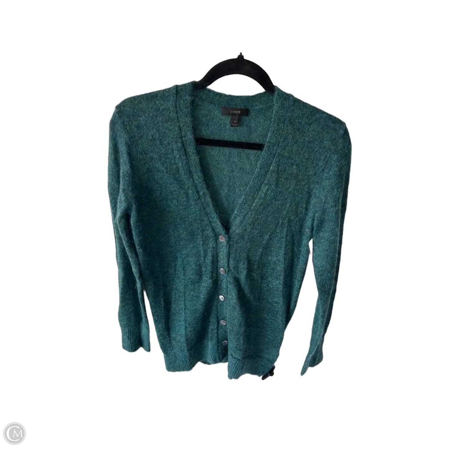 Sweater Cardigan By J. Crew In Blue & Green, Size: Xs