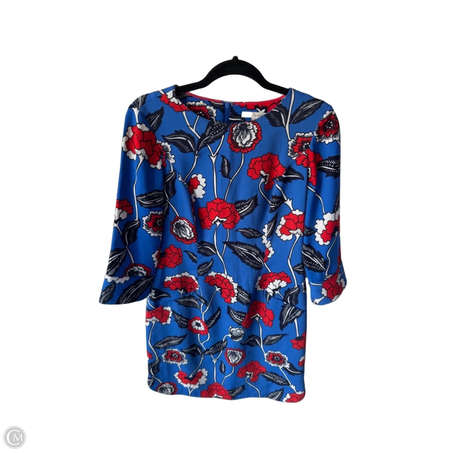 Dress Work By Boden In Blue & Red & White, Size: S
