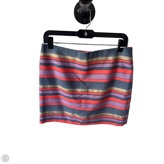 Skirt Mini & Short By J. Crew In Blue & Orange, Size: S