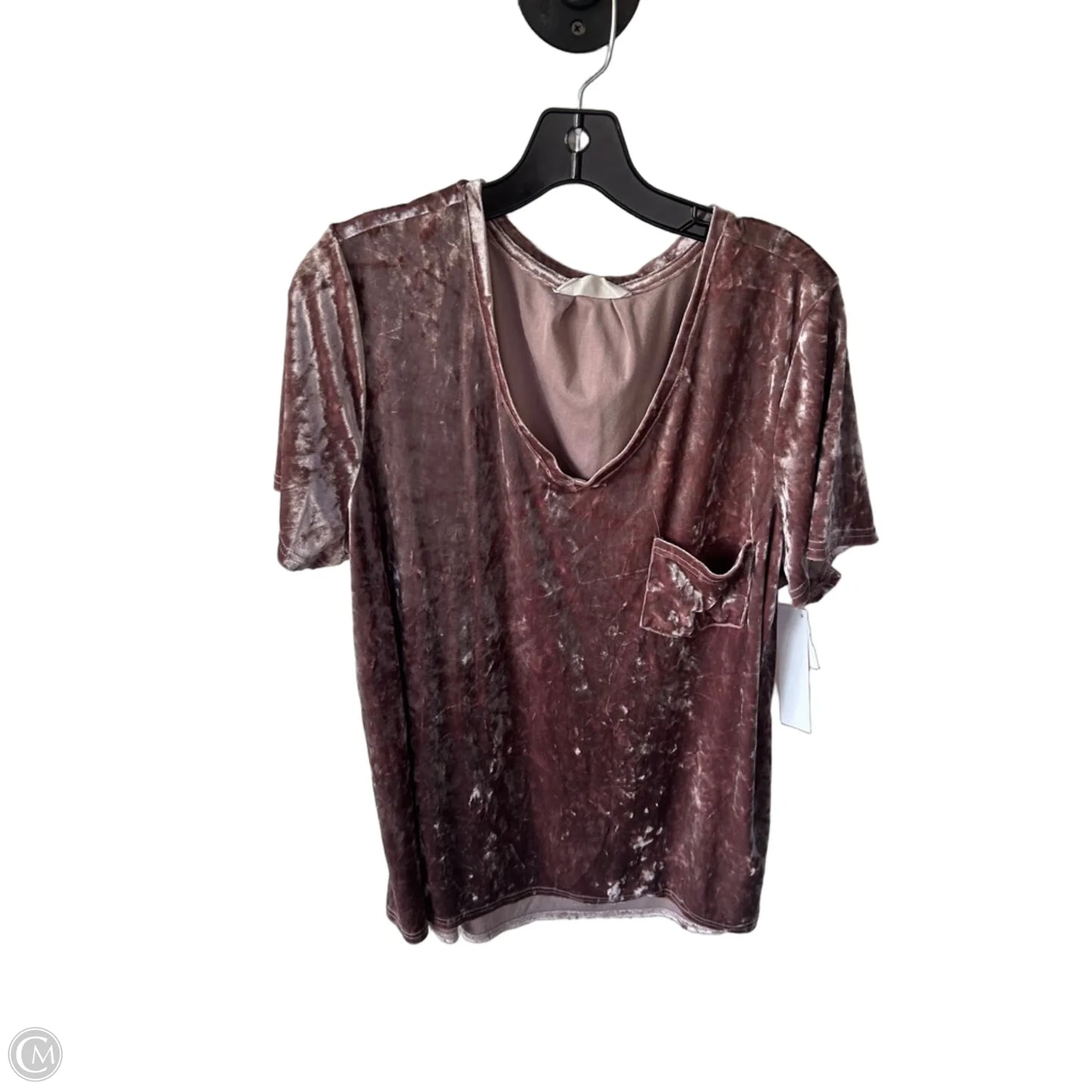 Tunic Short Sleeve By Clothes Mentor In Pink, Size: Xxl