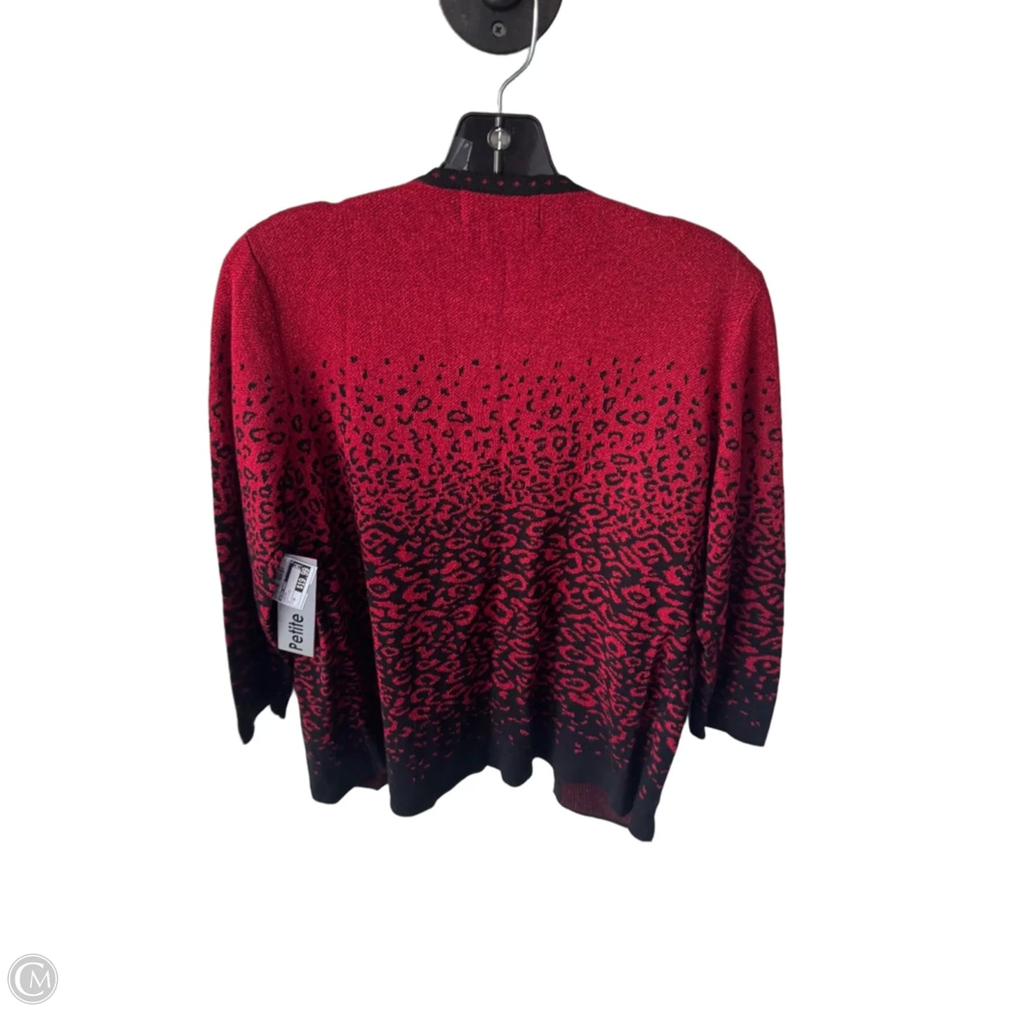 Sweater By Alfred Dunner In Black & Red, Size: Mp