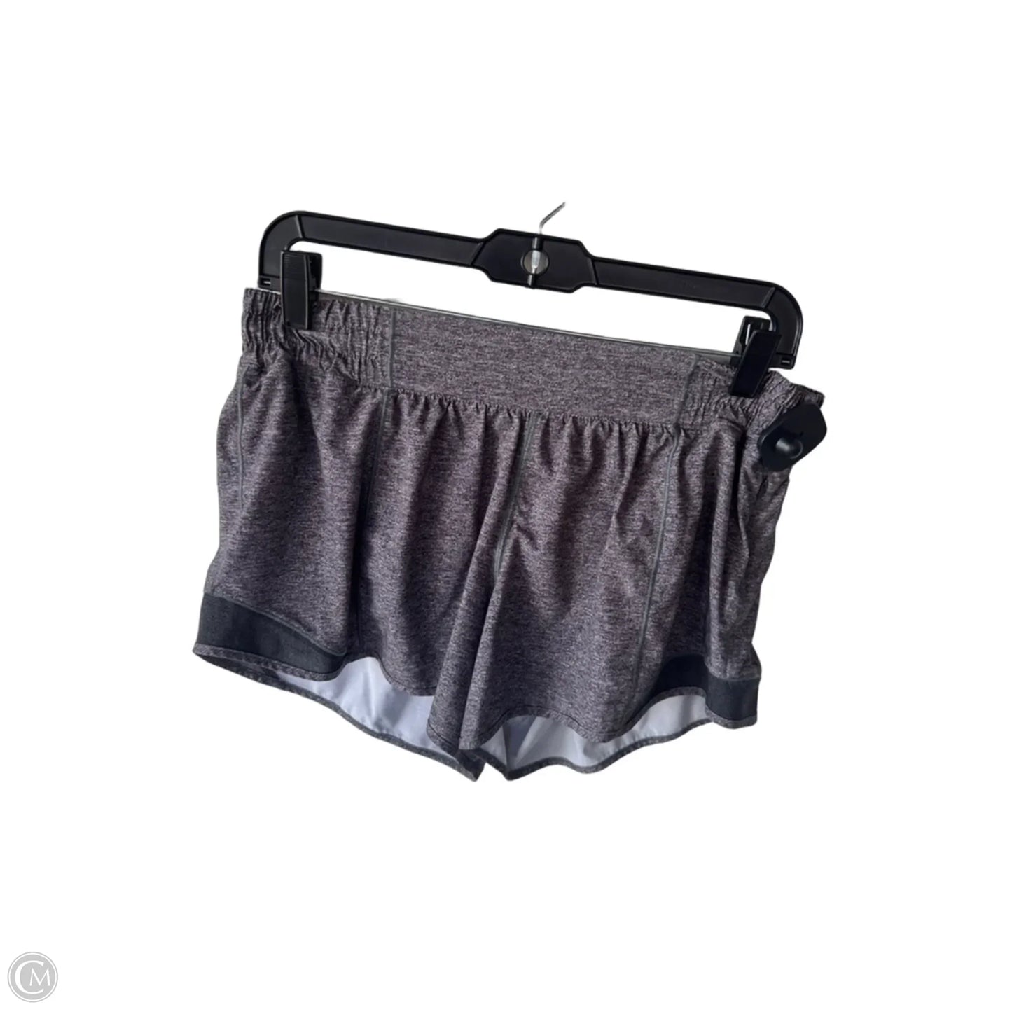 Athletic Shorts By Lululemon In Grey, Size: 10l