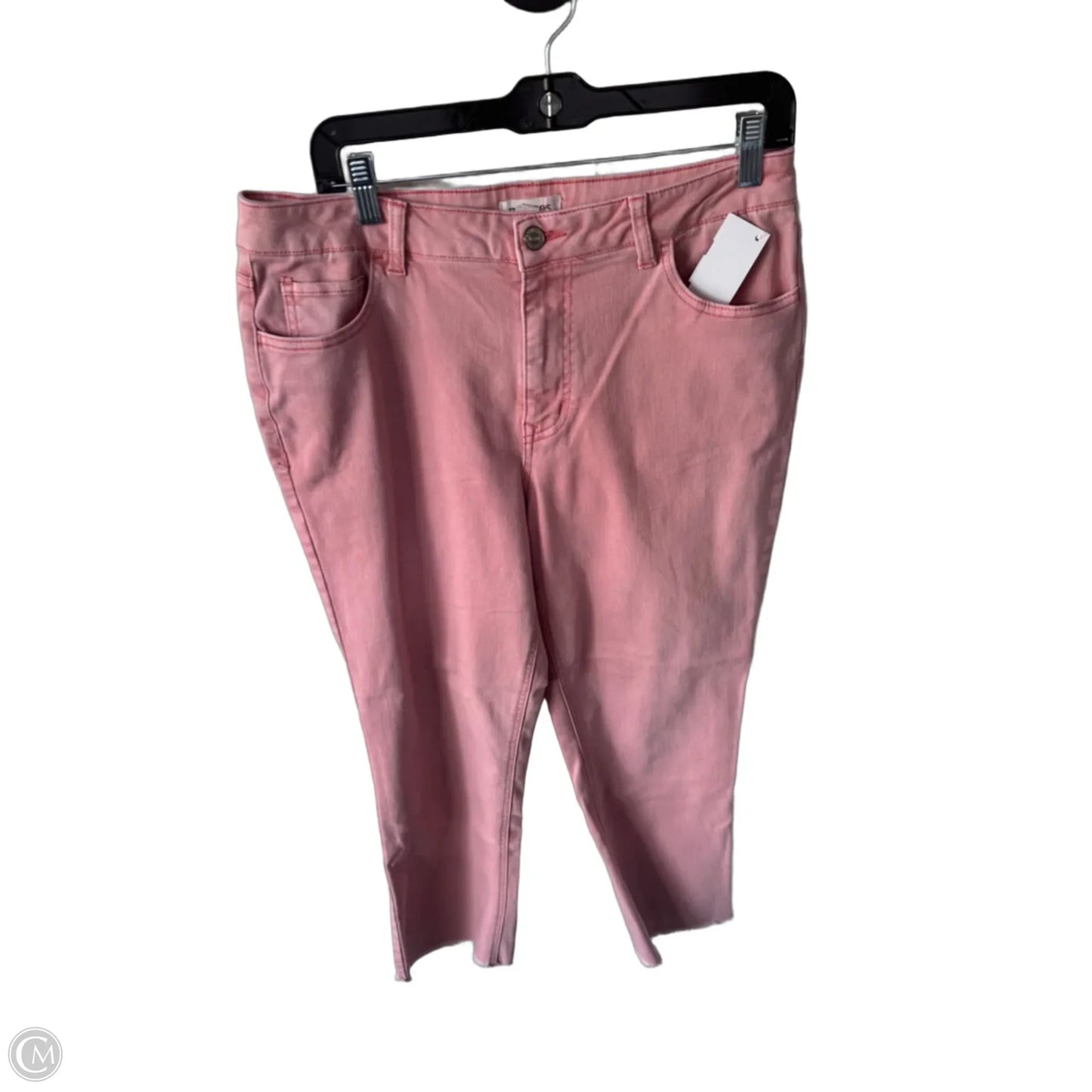 Jeans Straight By Maurices In Pink Denim, Size: 12