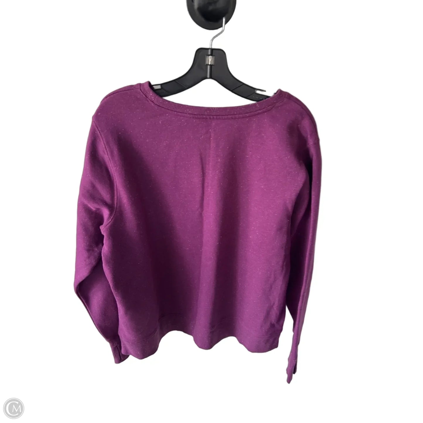Sweatshirt Crewneck By Tek Gear In Purple, Size: Xxl