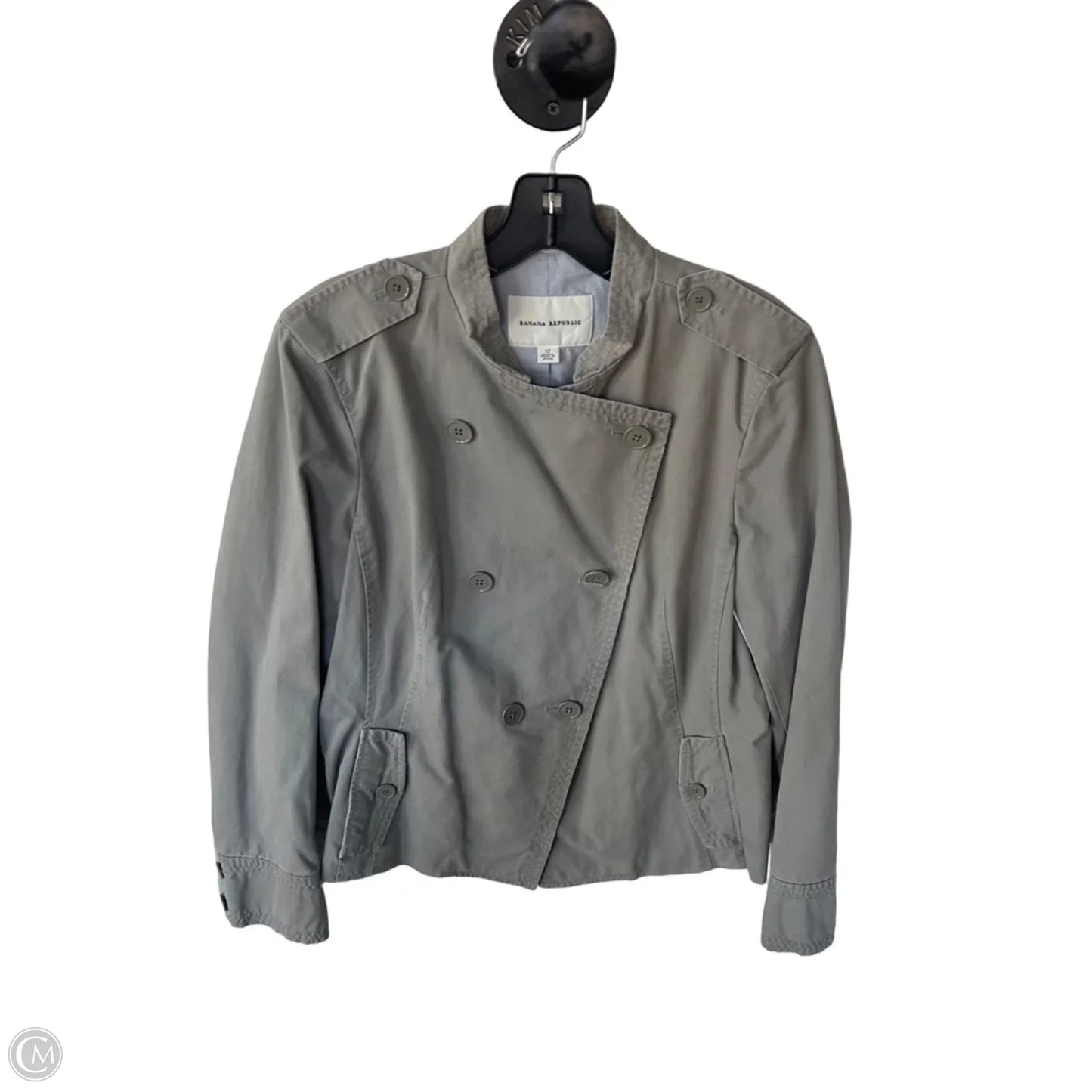 Jacket Other By Banana Republic In Green & Grey, Size: L