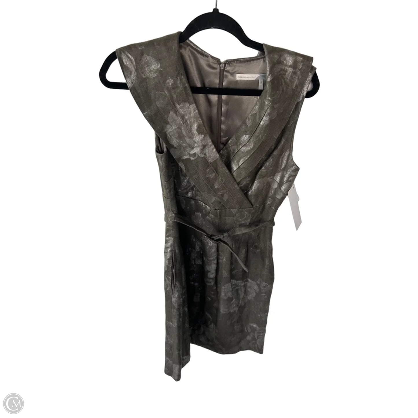 Dress Work By Classiques Entier In Green & Silver, Size: S