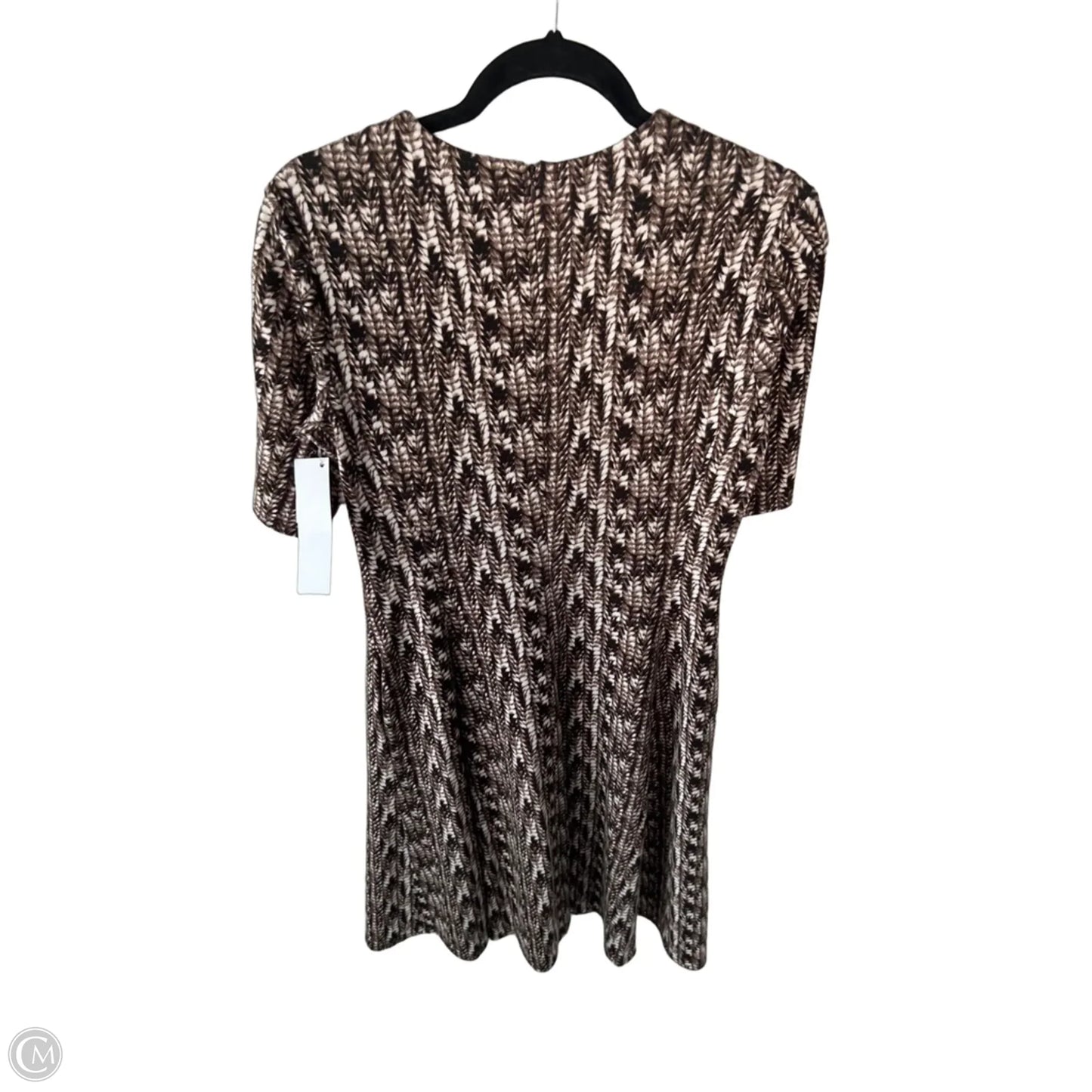 Dress Work By Worthington In Brown & Cream, Size: S