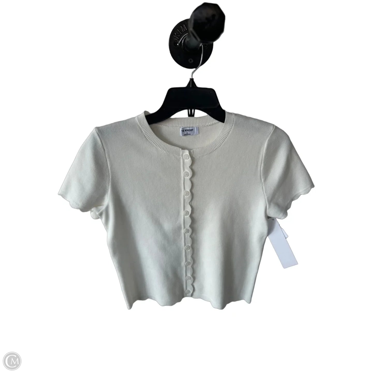 Sweater Cardigan By The Workshop In White, Size: S