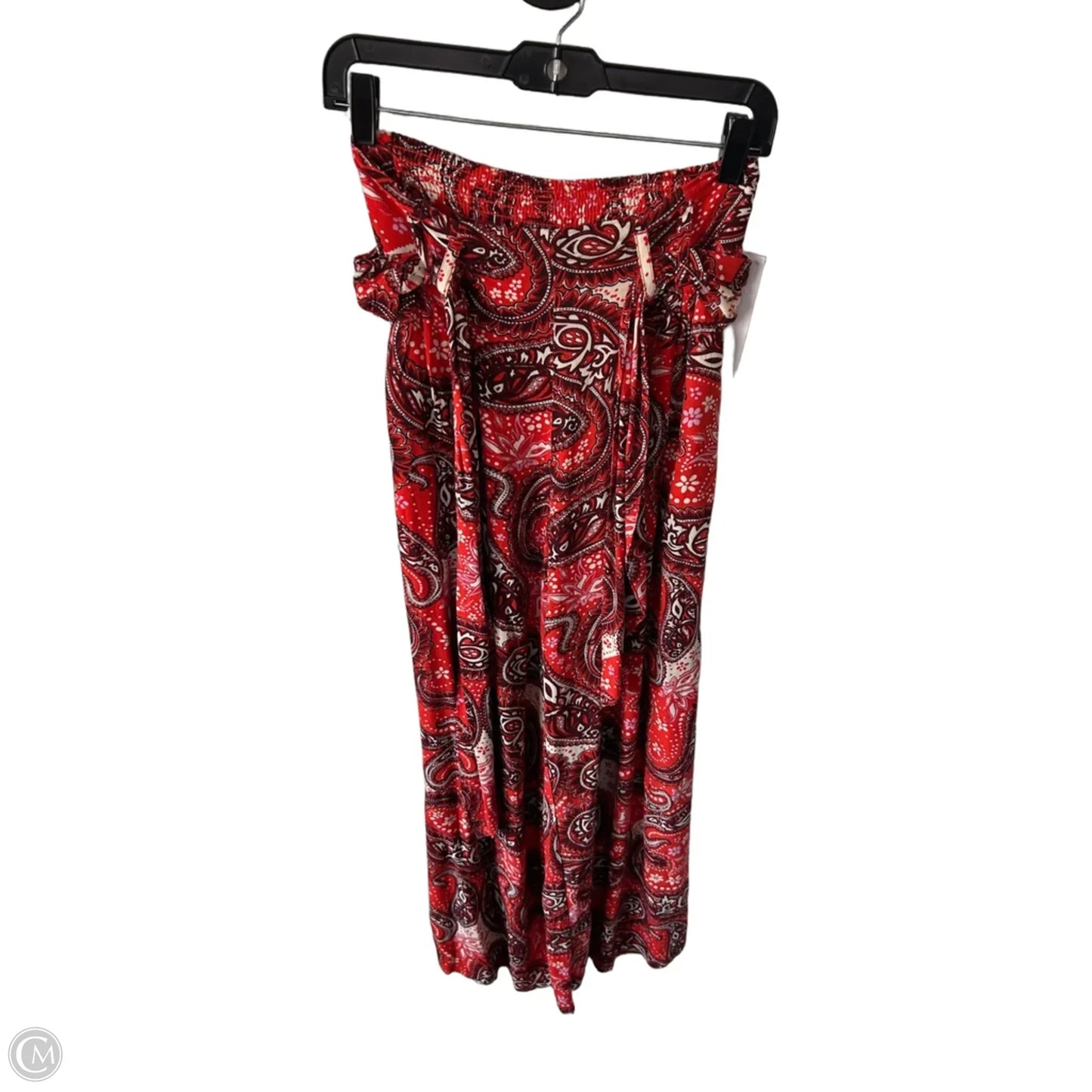 Pants Wide Leg By Free People In Orange & Red, Size: Xs