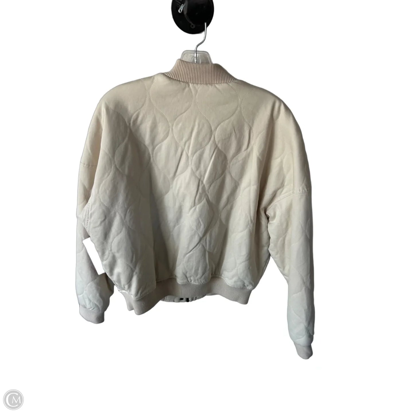 Jacket Puffer & Quilted By Universal Thread In Cream, Size: M