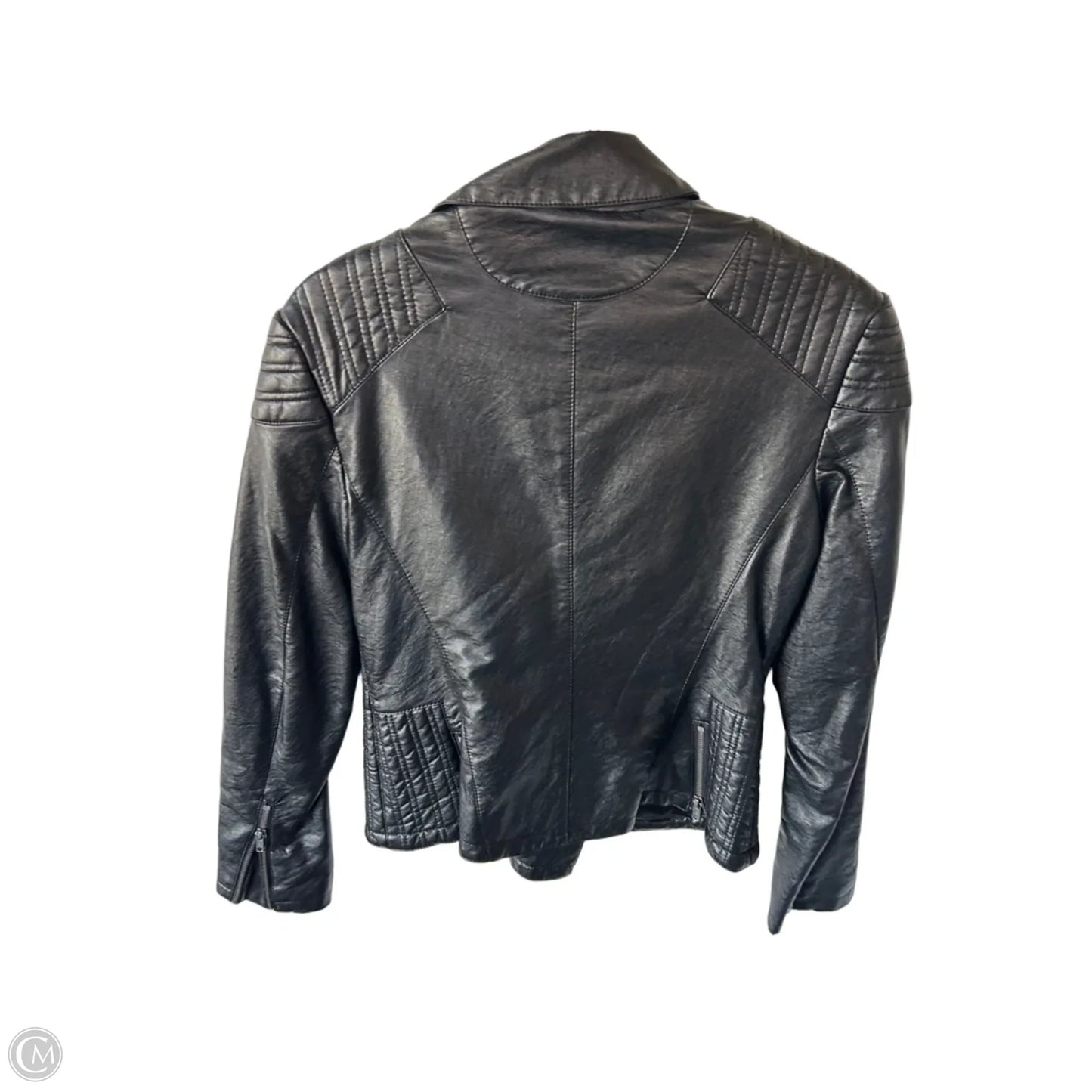 Jacket Moto By French Connection In Black, Size: M