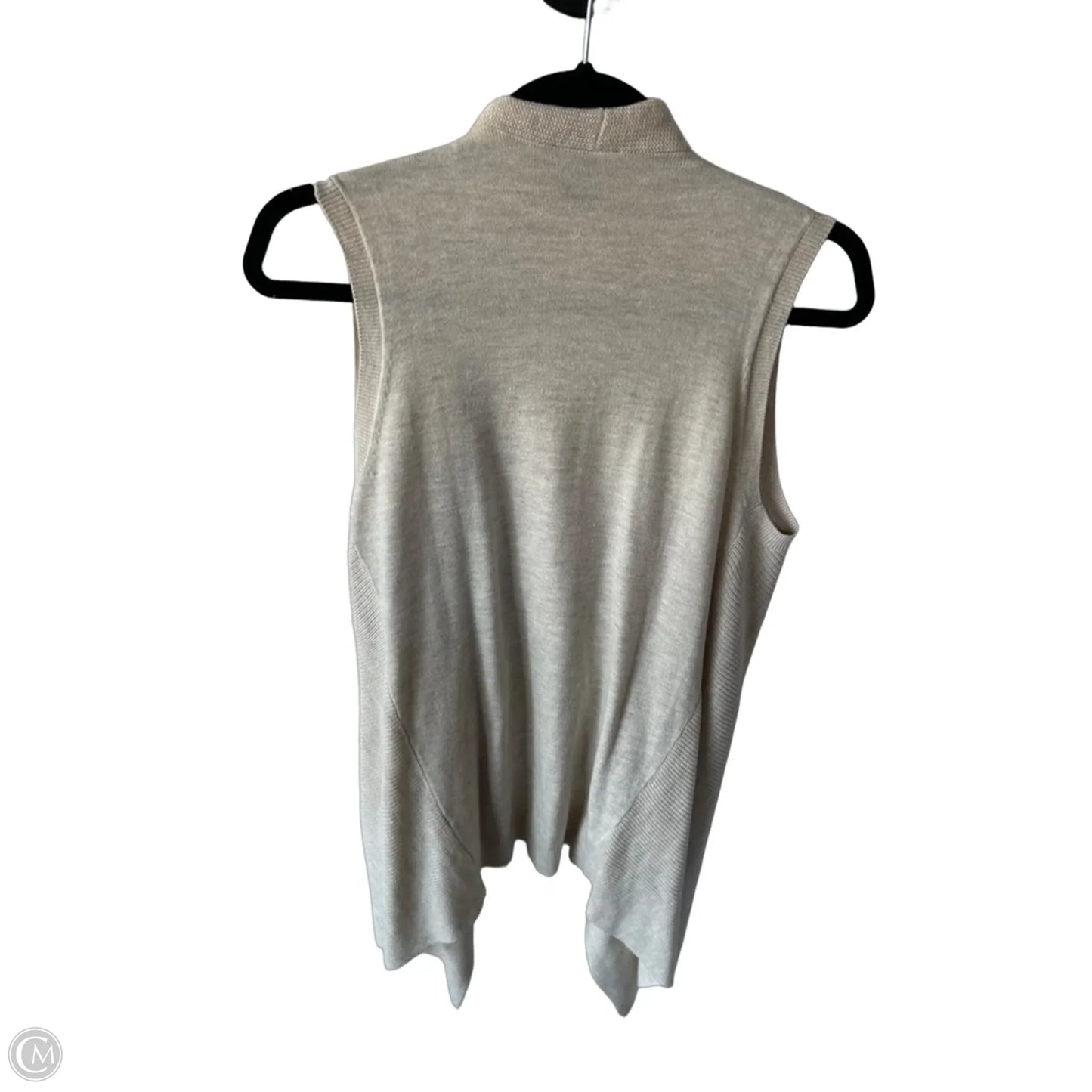 Vest Sweater By Ann Taylor In Tan, Size: Xs