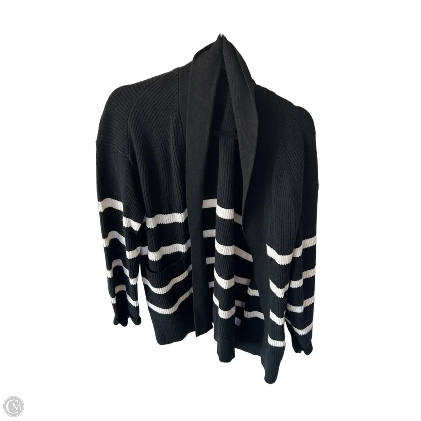 Sweater Cardigan By A New Day In Black & White, Size: S