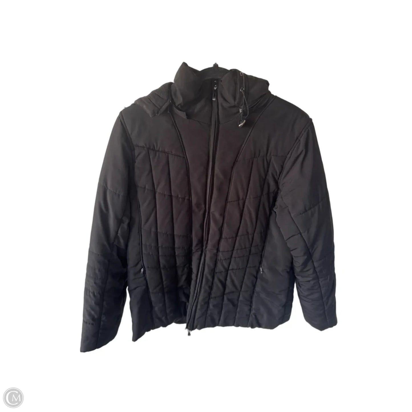 Jacket Puffer & Quilted By Sjb Active In Black, Size: M