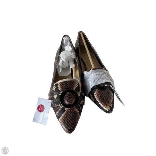 Shoes Heels Block By Naturalizer In Snakeskin Print, Size: 12