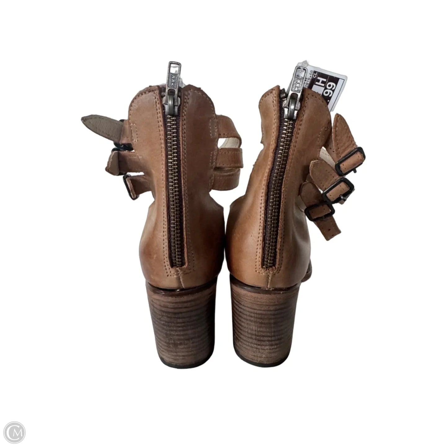 Shoes Heels Block By Freebird In Tan, Size: 11
