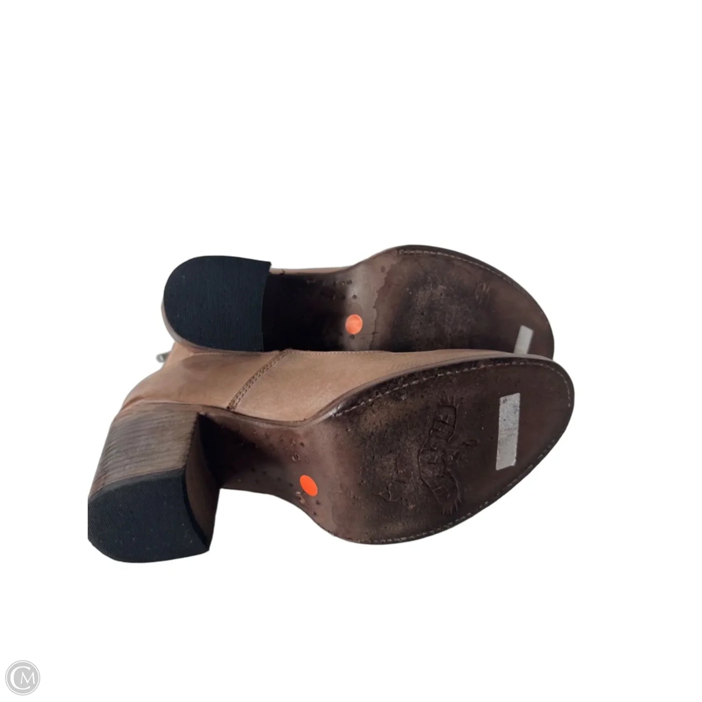 Shoes Heels Block By Freebird In Tan, Size: 11