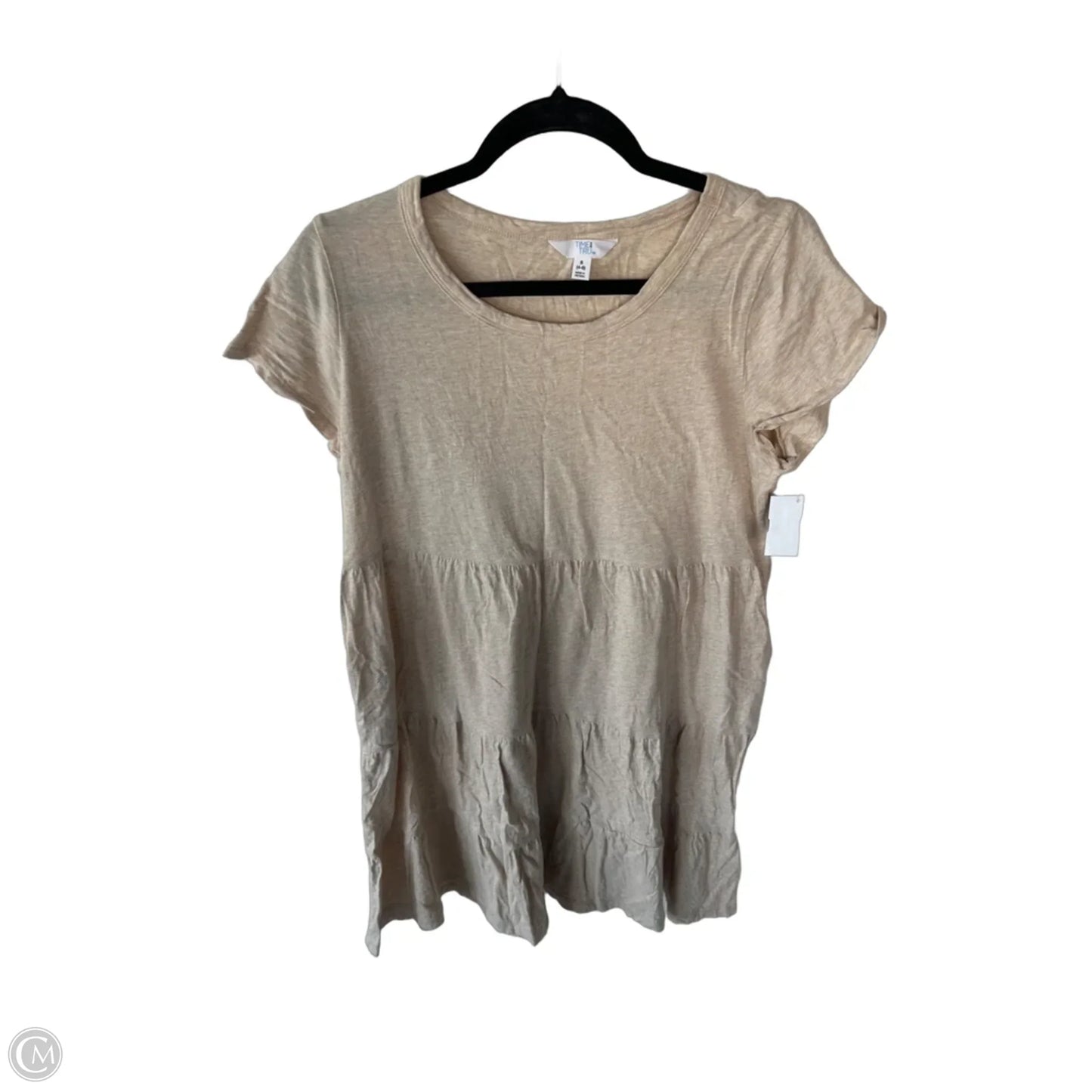 Dress Casual Short By Time And Tru In Tan, Size: S