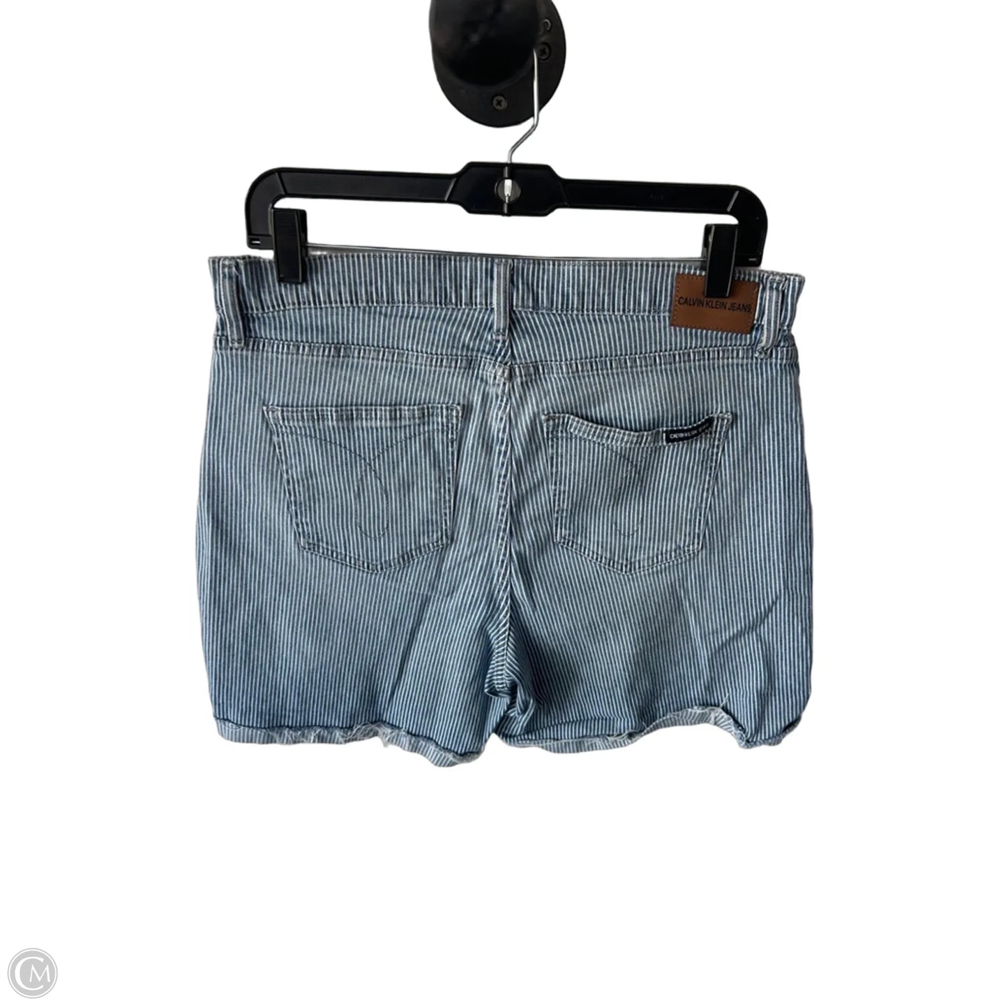 Shorts By Calvin Klein In Blue & White, Size: 12