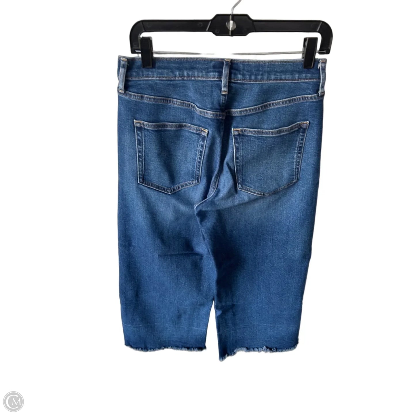 Jeans Cropped By Banana Republic In Blue Denim, Size: 4p