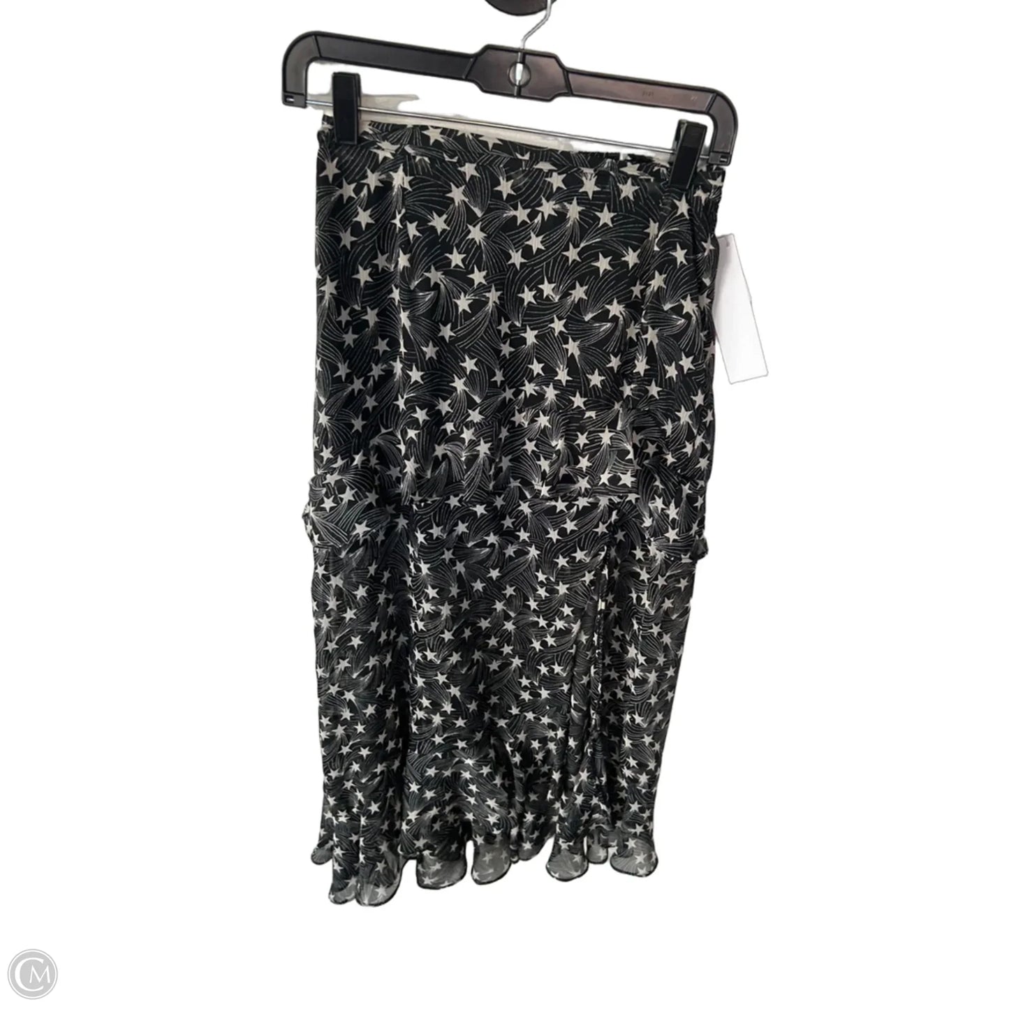 Skirt Midi By Top Shop In Black & Cream, Size: 4