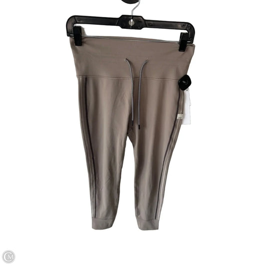 Athletic Leggings By Vuori In Tan & White, Size: S