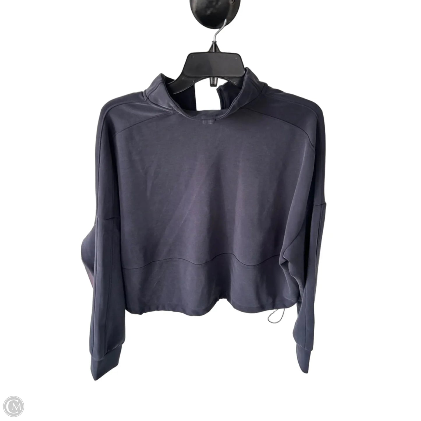 Athletic Sweatshirt Collar By Flx In Navy, Size: L