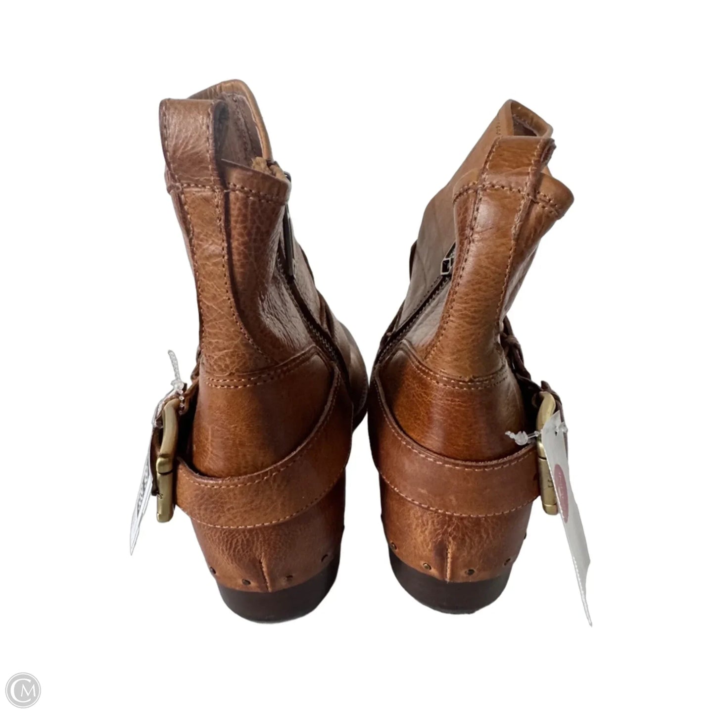 Boots Ankle Heels By Donald Pliner In Brown, Size: 6.5