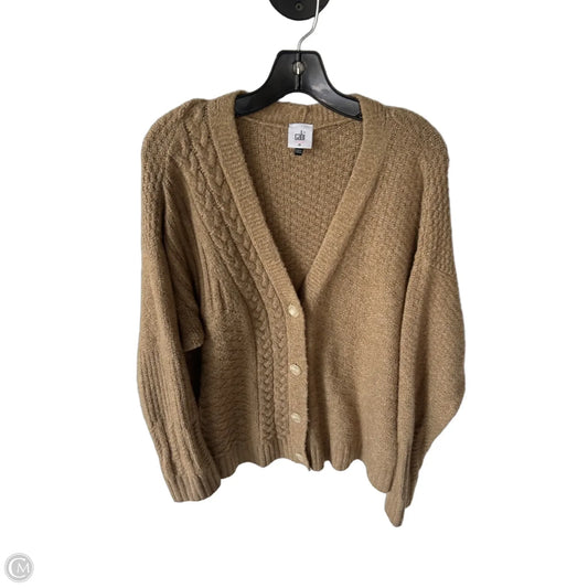 Sweater Cardigan By Cabi In Brown, Size: M