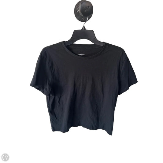 Top Short Sleeve Basic By Everlane In Black, Size: L