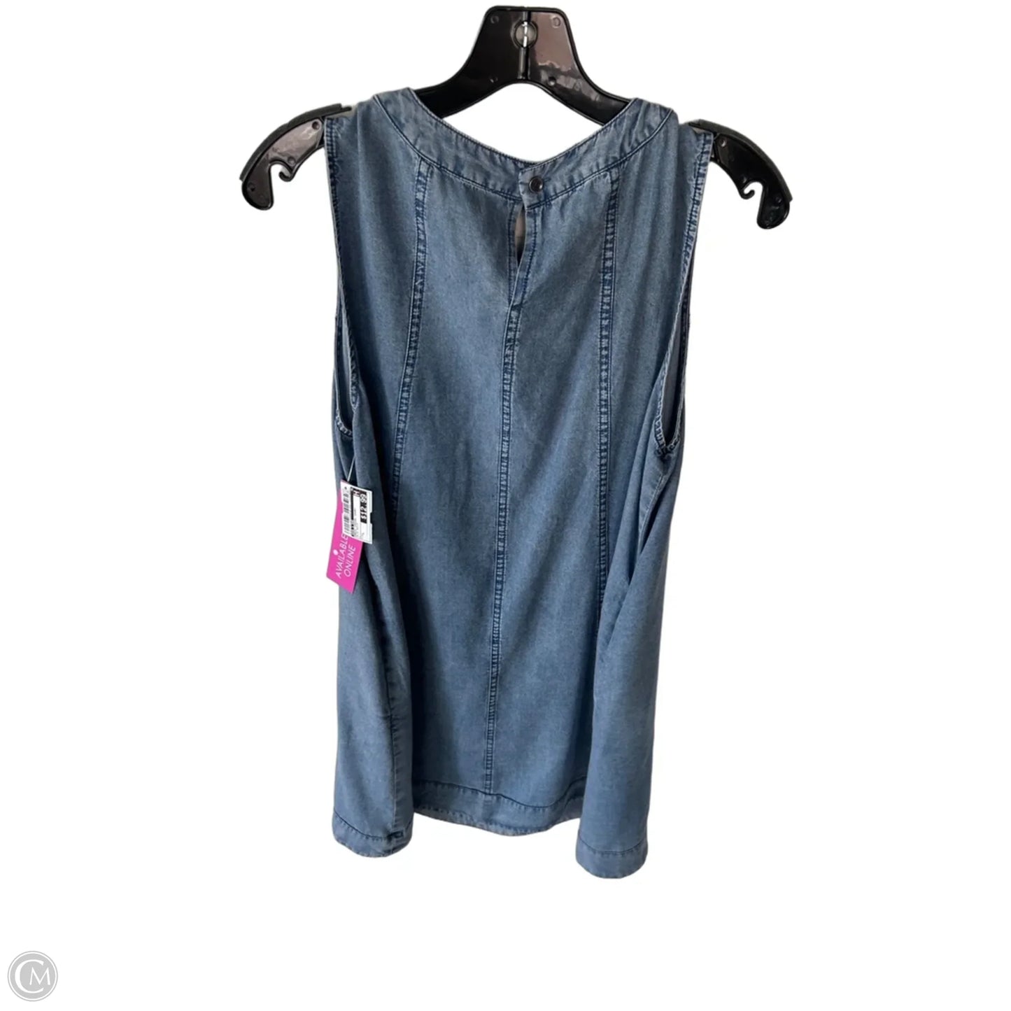 Dress Casual Short By Doe & Rae In Blue Denim, Size: L