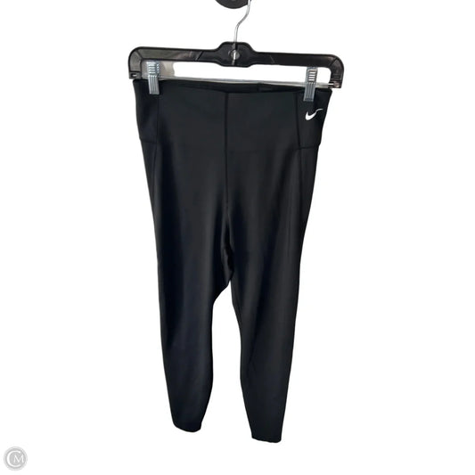 Athletic Leggings By Nike In Black, Size: M