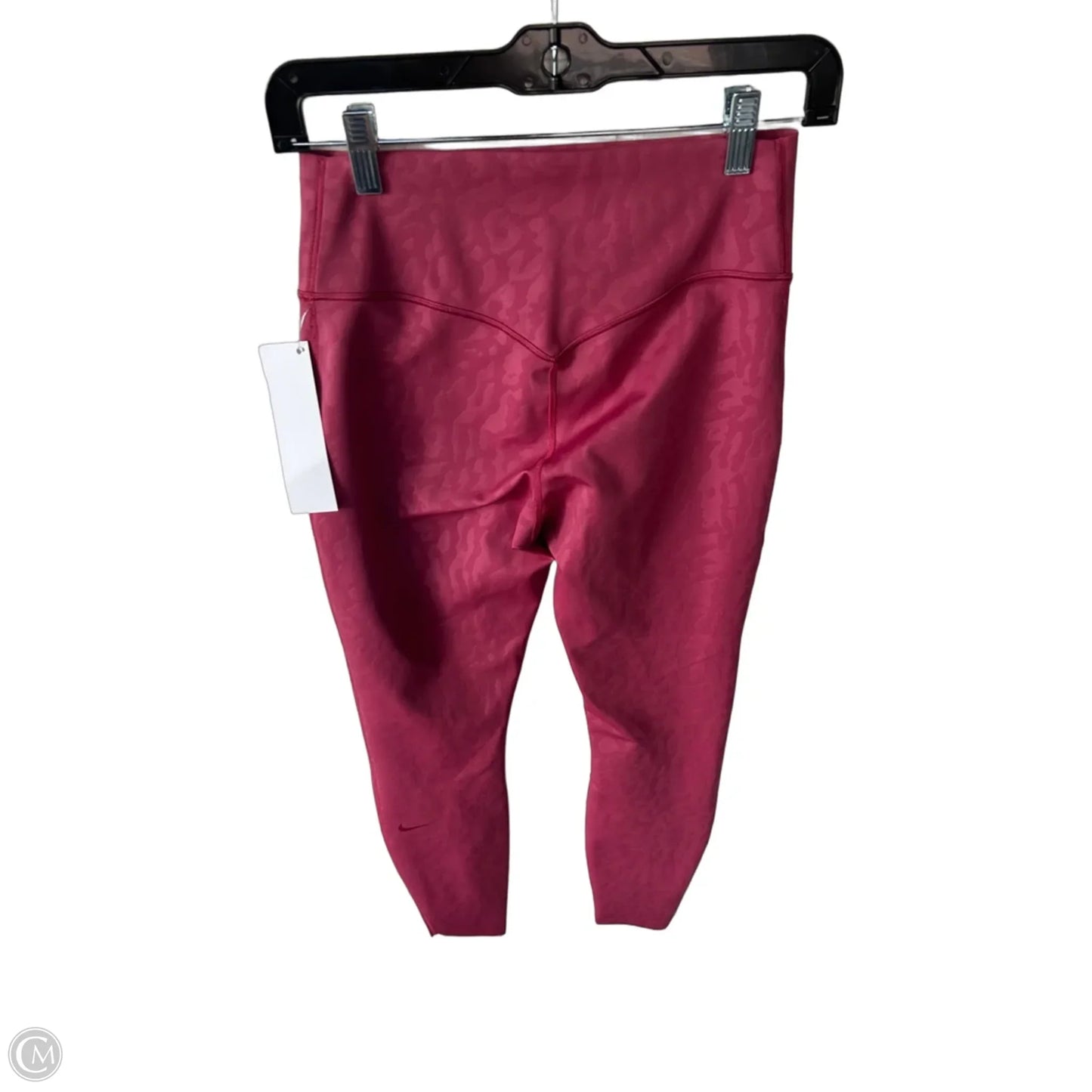 Athletic Leggings By Nike In Pink, Size: M
