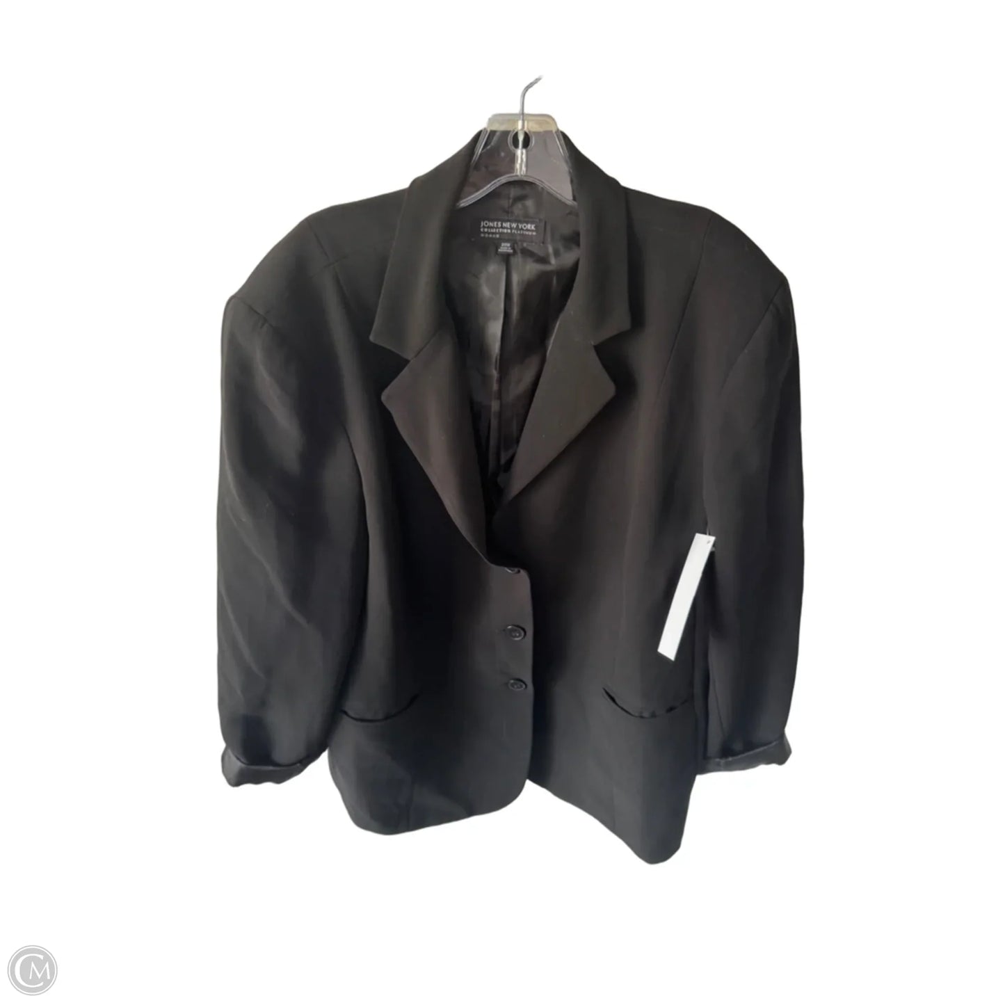 Blazer By Jones New York In Black, Size: 2x