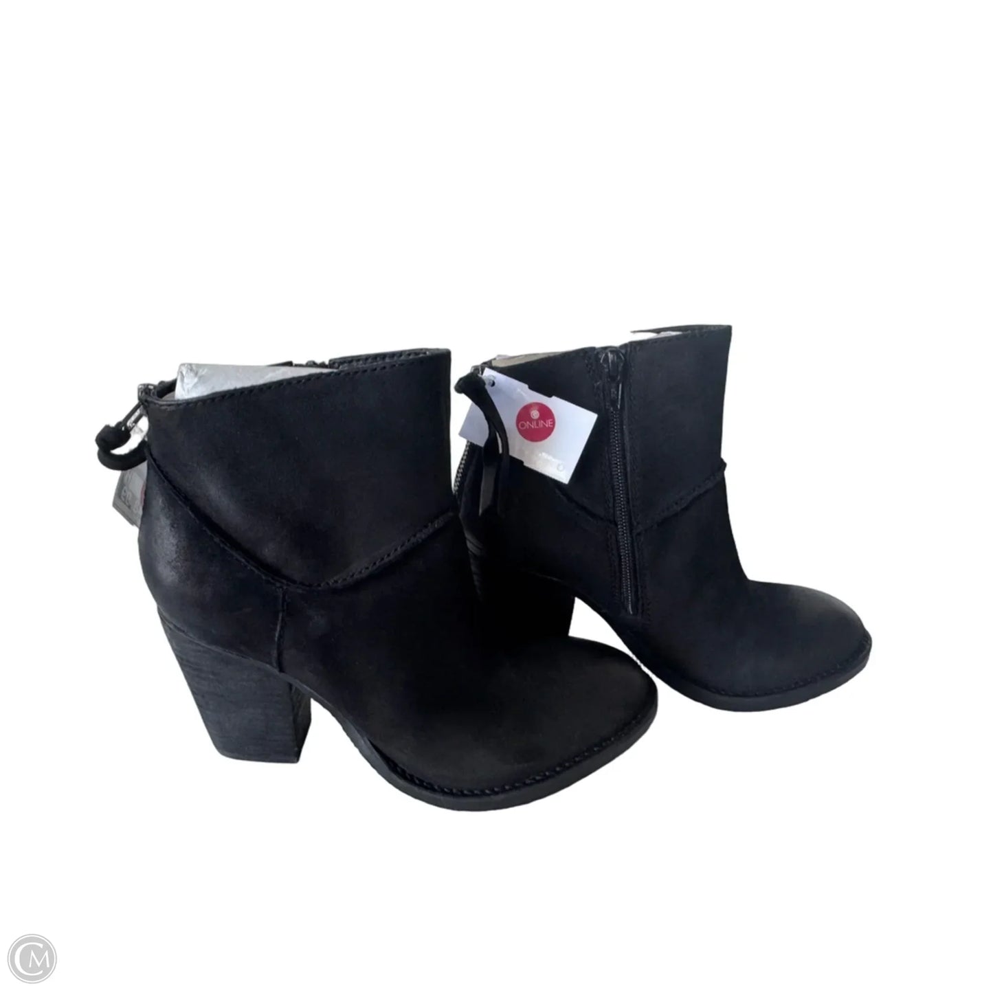 Boots Ankle Heels By Steve Madden In Black, Size: 7