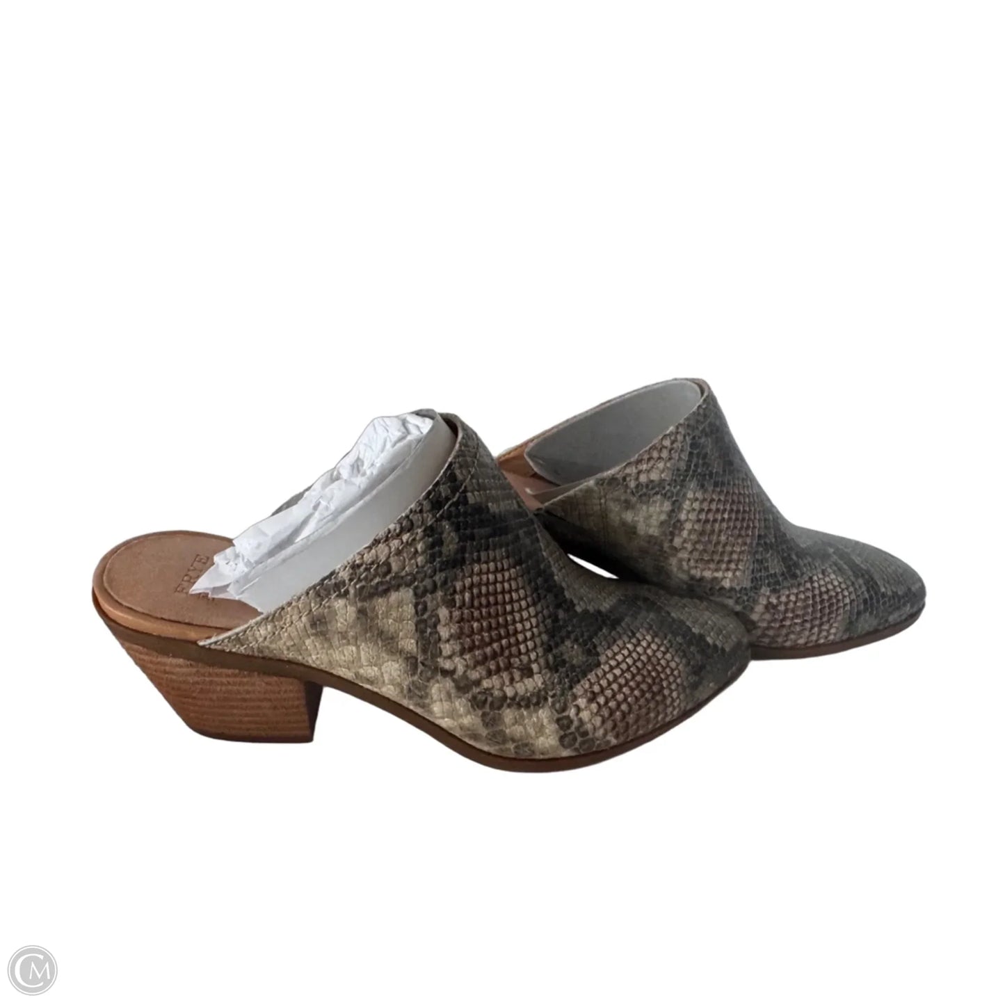 Shoes Designer By Frye In Snakeskin Print, Size: 6.5