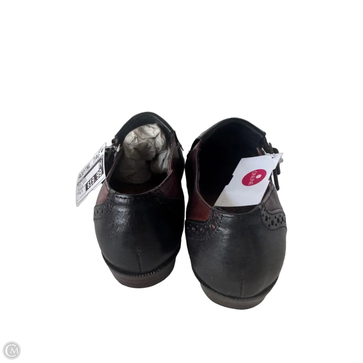 Shoes Flats By Westies In Black & Brown, Size: 6.5