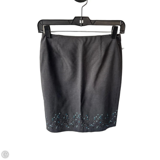 Skirt Midi By Loft In Grey, Size: 2p